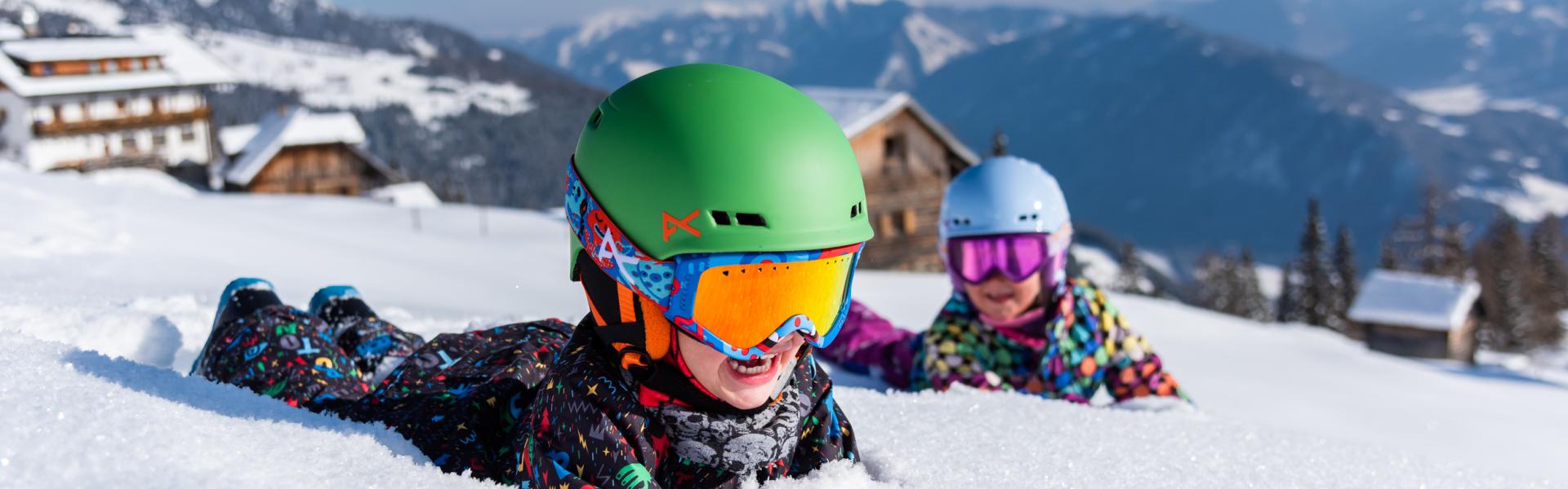 Familienspass im Schnee
